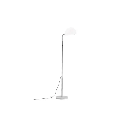 DCW - Mezzaluna Golvlampa White Marble/White