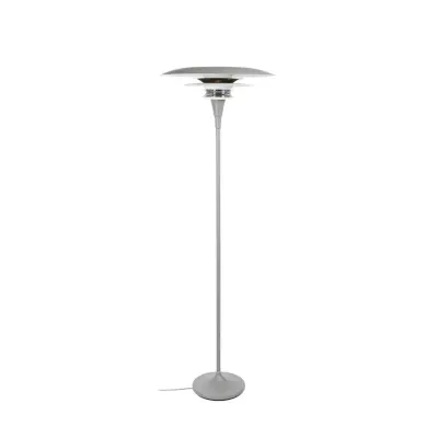 Diablo golvlampa, grå/blanksvart 149cm