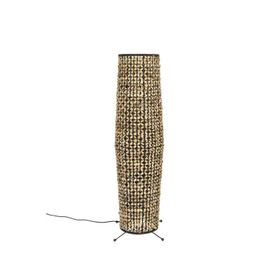 DUTCHBONE Hyacinth golvlampa - brun vattenhyacint och järn