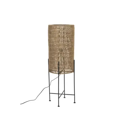 DUTCHBONE Kari golvlampa - naturjute och järn