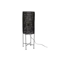 DUTCHBONE Kari golvlampa - svart jute och järn