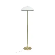 Dyberg Larsen - Globus golvlampa, höjd 150 cm, beige/mässing