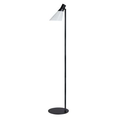 DybergLarsen - Gent Golvlampa Matt Black/Opal