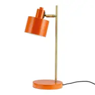 Dyberg Larsen - Ocean bordslampa orange/mässing