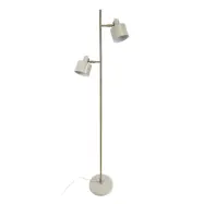 Dyberg Larsen - Ocean golvlampa, beige, höjd 160 cm, 2 lampor