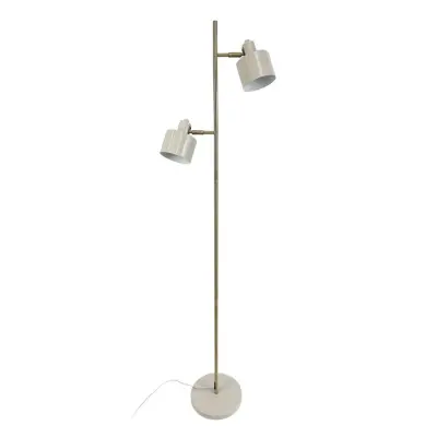Dyberg Larsen - Ocean Golvlampa Beige/BrassDybergLarsen