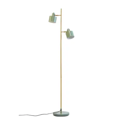 Dyberg Larsen - Ocean golvlampa, olivgrön, höjd 160 cm, 2 lampor
