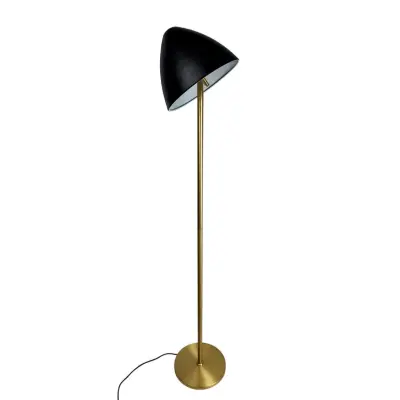 Dyberg Larsen - Oulu Golvlampa Black/BrassDybergLarsen