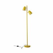 Dynamo Twin Floor  Lamp , Matt Mustard