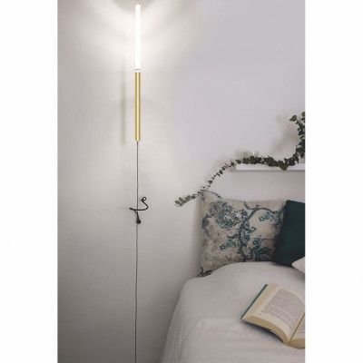 Equilibrio Servoluce Golvlampa m. väggfäste, mässing