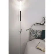 Equilibrio Servoluce Golvlampa m. väggfäste, mattsvart