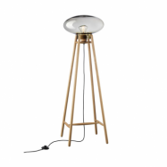 FDB Møbler U5 Hiti golvlampa Smokey grey-oak nature lacquered