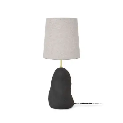 ferm LIVING - Hebe Bordslampa Medium Black/Natural
