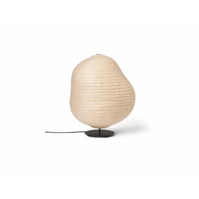 ferm LIVING - Kurbis Golvlampa Low Natural/Svart