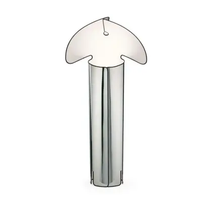 FLOS - Chiara F Golvlampa Stainless Steel