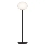 FLOS - Glo-Ball F1 golvlampa Matt Black/Opal