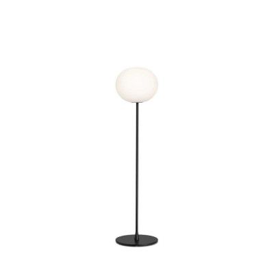 FLOS - Glo-Ball F1 Golvlampa Matt Black/Opal