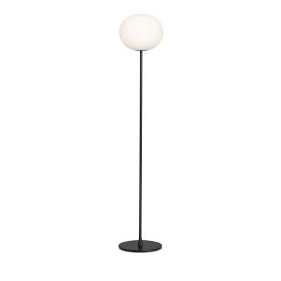 FLOS - Glo-Ball F2 Golvlampa Matt Black/Opal