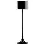 FLOS - Spun Light Golvlampa Svart