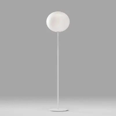 Flow F1 Golvlampa Flow Glass Rotaliana - Vardagsrum - Design - Metall - Klot