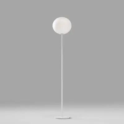 Flow F2 Golvlampa Flow Glass Rotaliana - Vardagsrum - Design - Metall - Klot