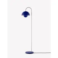 Flowerpot golvlampa VP12 Cobalt Blue