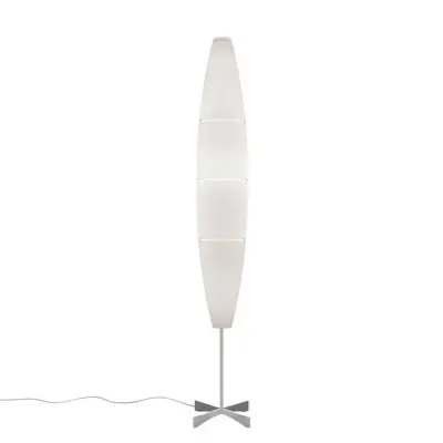 Foscarini - Havana Golvlampa Aluminium/Whitr