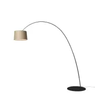 Foscarini - Twiggy Elle Wood golvlampa, dimbar, trä/svart