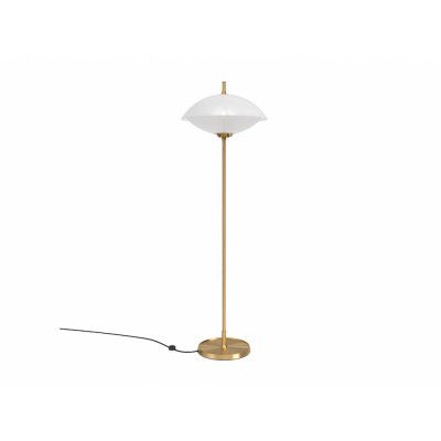 FRITZ HANSEN - Clam Golvlampa Opal/Brass