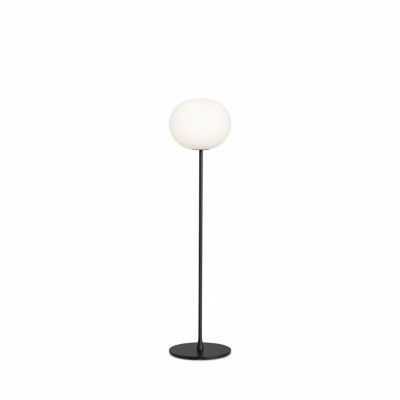 GLO-BALL F1 golvlampa, Svart/Opalgals 135cm