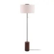Globen Lighting - Bosco golvlampa, krämvit/brun, höjd 144 cm
