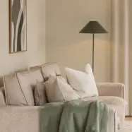 Globen Lighting - Cannes golvlampa grön metall 140 cm