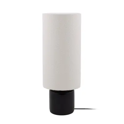 Globen Lighting - Florian bordslampa vit/svart höjd 80 cm