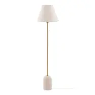 Globen Lighting - Gino golvlampa, fot i travertin beige 145 cm
