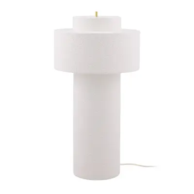 Globen Lighting - Noah golvlampa, vit, höjd 88 cm, textil