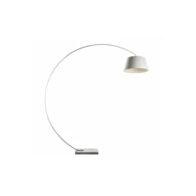Golvlampa Arch Vit Med Vit Kabel 50cm