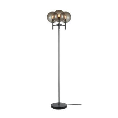 Golvlampa CROWN Markslöjd 3L Svart/Rökfärgad