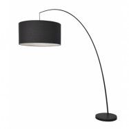 Golvlampa Fisher Svart/Vit