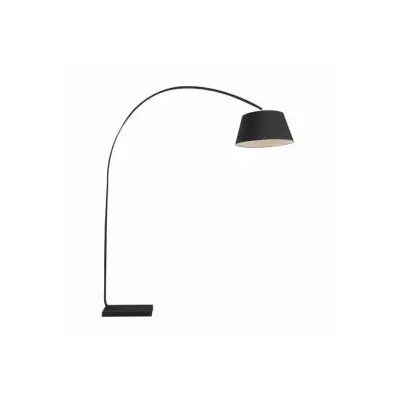 Golvlampa Hello Svart Med Röd Kabel 50cm