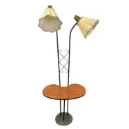 Golvlampa med bord Vera 2-arm