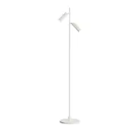 Pipeline golvlampa mattvit dubbel GU10 MR11