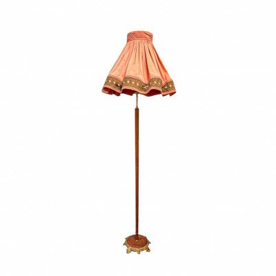 Golvlampa Trä, 163 cm