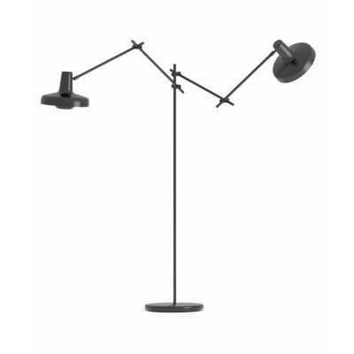 GRUPA - Arigato Golvlampa Dubbel Svart