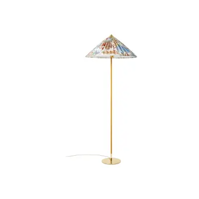 GUBI - 9602 Golvlampa Brass/Pierre Frey