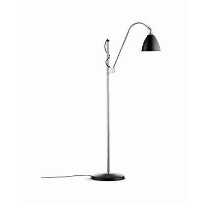 GUBI - Bestlite BL3 Golvlampa Ø16 Krom/Svart