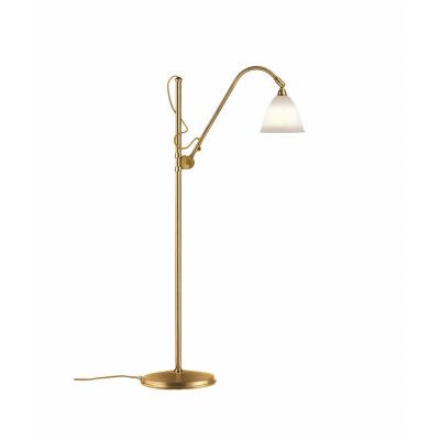 GUBI - Bestlite BL3 Golvlampa Ø16 Mässing/Porslin