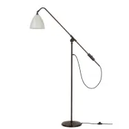 GUBI - Bestlite BL4 golvlampa, Ø 21 cm, vit/svart