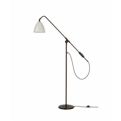 GUBI - Bestlite BL4 golvlampa, Ø 21 cm, vit/svart