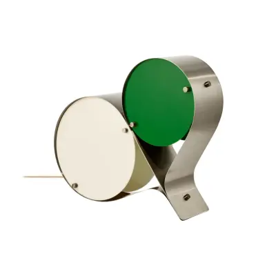 GUBI - Coppia Bordslampa Brons Stål/Ivory/Clover