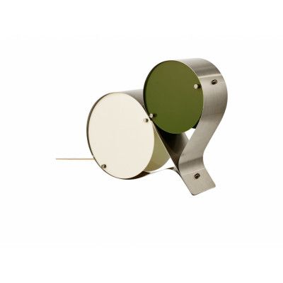 GUBI - Coppia Bordslampa Brons Stål/Ivory/Olive